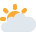 sun behind large cloud on Twitter/X