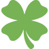 four leaf clover on Twitter/X