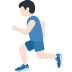 man running: light skin tone on Twitter/X