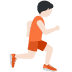 person running facing right: light skin tone on Twitter/X
