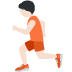 person running: light skin tone on Twitter/X