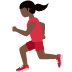 woman running: dark skin tone on Twitter/X