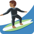 man surfing: medium-dark skin tone on Twitter/X