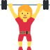 woman lifting weights on Twitter/X