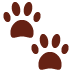 paw prints on Twitter/X