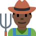 man farmer: dark skin tone on Twitter/X