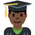 man student: dark skin tone on Twitter/X