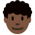 man: dark skin tone, curly hair on Twitter/X