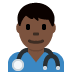 man health worker: dark skin tone on Twitter/X