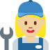 woman mechanic: medium-light skin tone on Twitter/X