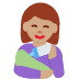 woman feeding baby: medium skin tone on Twitter/X