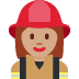 woman firefighter: medium skin tone on Twitter/X