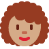 woman: medium skin tone, curly hair on Twitter/X