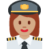 woman pilot: medium skin tone on Twitter/X