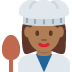 woman cook: medium-dark skin tone on Twitter/X