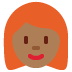 woman: medium-dark skin tone, red hair on Twitter/X