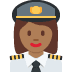 woman pilot: medium-dark skin tone on Twitter/X