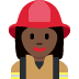 woman firefighter: dark skin tone on Twitter/X