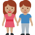 woman and man holding hands: medium skin tone on Twitter/X