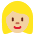woman: medium-light skin tone, blond hair on Twitter/X