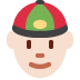 person with skullcap: light skin tone on Twitter/X