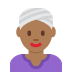 woman wearing turban: medium-dark skin tone on Twitter/X