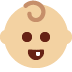 baby: medium-light skin tone on Twitter/X