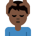 man getting massage: dark skin tone on Twitter/X