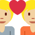 couple with heart: medium-light skin tone on Twitter/X