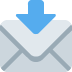 envelope with arrow on Twitter/X