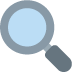 magnifying glass tilted left on Twitter/X