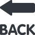 BACK arrow on Twitter/X