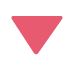 red triangle pointed down on Twitter/X