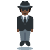 person in suit levitating: dark skin tone on Twitter/X