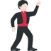 man dancing: light skin tone on Twitter/X