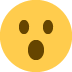 face with open mouth on Twitter/X