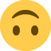 upside-down face on Twitter/X