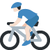 man biking: light skin tone on Twitter/X