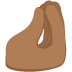 pinched fingers: medium-dark skin tone on Twitter/X