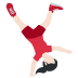 woman cartwheeling: light skin tone on Twitter/X
