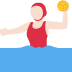 woman playing water polo: light skin tone on Twitter/X