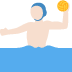 man playing water polo: light skin tone on Twitter/X