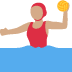 woman playing water polo: medium skin tone on Twitter/X