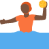 person playing water polo: dark skin tone on Twitter/X