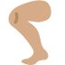 leg: medium skin tone on Twitter/X