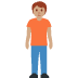 person standing: medium skin tone on Twitter/X