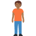 person standing: medium-dark skin tone on Twitter/X