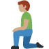 man kneeling: medium skin tone on Twitter/X
