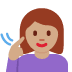 deaf woman: medium skin tone on Twitter/X