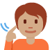 deaf person: medium skin tone on Twitter/X